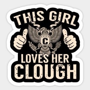 CLOUGH Sticker